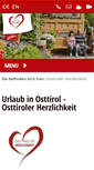 Mobile Screenshot of osttiroler-herzlichkeit.com