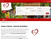 Tablet Screenshot of osttiroler-herzlichkeit.com